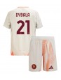 AS Roma Paulo Dybala #21 Dječji Gostujuci Dres kompleti 2024-25 Kratak Rukavima (+ kratke hlače)